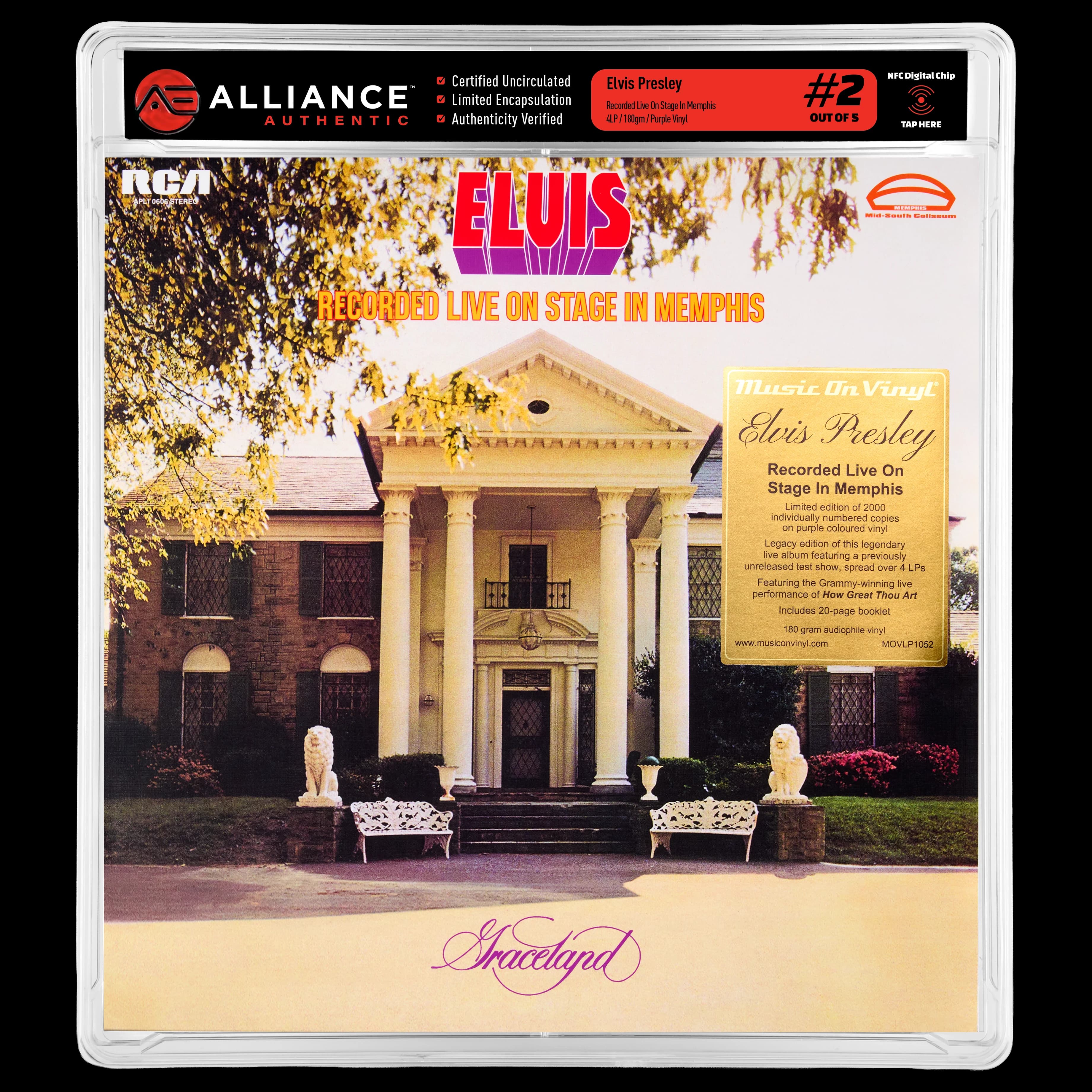 Front image of "Recorded Live On Stage In Memphis" #2